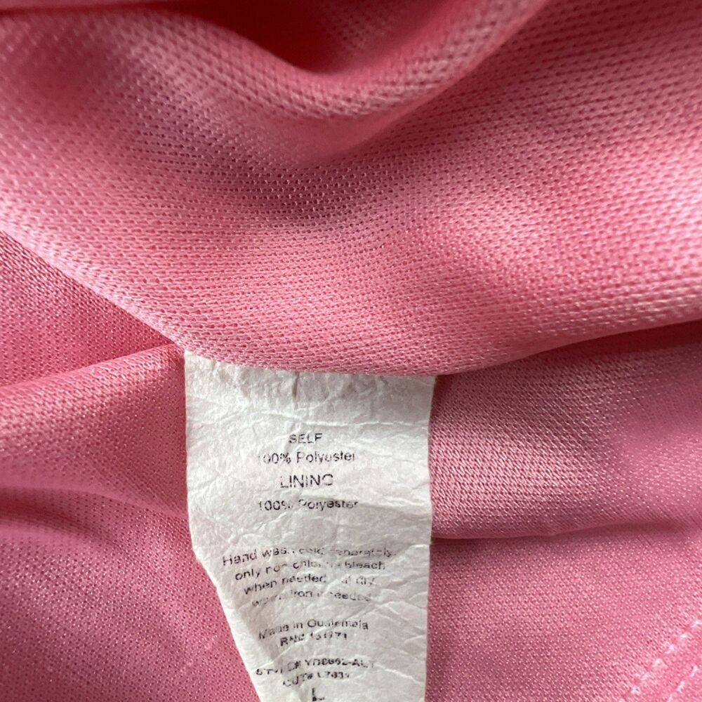 Altar’d State Pink Mini Dress Large Spaghetti Strap Faux Wrap - Picture 8 of 8